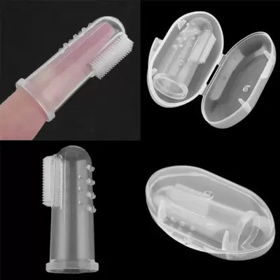 SuperDaze Baby Silicone Finger Toothbrush Extra Soft Toothbrush