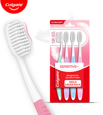 Colgate Gentle Sensitive Ultra Soft Toothbrush(Pack of 4)