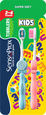 SENSOPROX Toddler Combo of 2 Ultra Soft Toothbrush(Pack of 2)