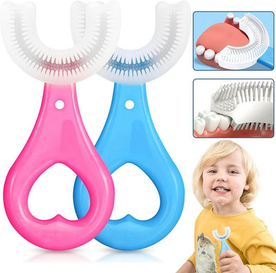 DARSHNA CREATION Children Infrant Toothbrush (pack of 3)U shape Ultra Soft Toothbrush(Pack of 2)