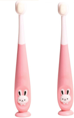 Magic Pebbles Baby Toothbrush Supersoft Bristles for Kids/Babies/Toddlers Extra Soft Toothbrush(Pack of 2)