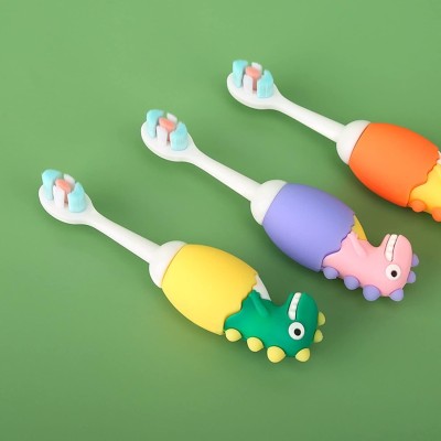 HI MOM Dragon Baby Toothbrush Bristles & Section Cup Base ToothBrush for Kids/Babies Ultra Soft Toothbrush