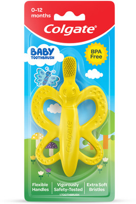 Colgate Baby Teether for 0-12 months - 1pc Extra Soft Toothbrush