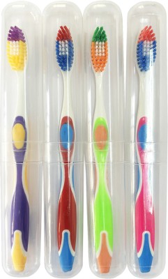 Dr. Flex Anti-Bacterial Super Container Toothbrushes Soft Toothbrush(Pack of 4)