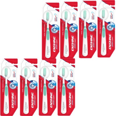 NG MART NG ENSHINE SHINING TEETH TOOTHBRUSH PACK OF - 8 Extra Soft Toothbrush(Pack of 8)