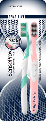 SENSOPROX Super Sensitive Ultra Soft Toothbrush(Pack of 2)