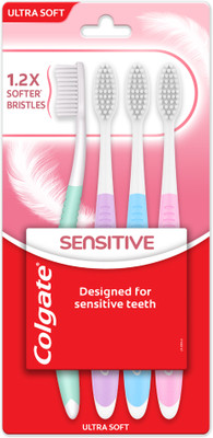 Colgate Gentle Sensitive Ultra Soft Toothbrush(Pack of 4)