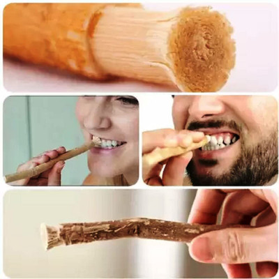 CH3KM8 Original Miswak Stick For ROZA|FASTING Person Natural Flavored Soft Toothbrush(Pack of 3)