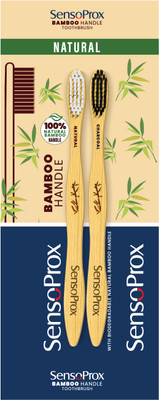 SENSOPROX Bamboo Combo Twin Pack Ultra Soft Toothbrush(Pack of 2)