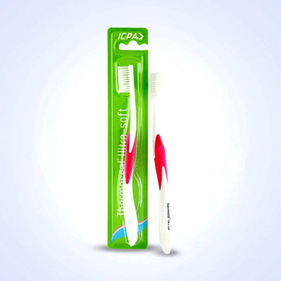 Thermoseal Ultrasoft brush with a small head and easy grip ensures effective brushing 3pcs. Ultra Soft Toothbrush(Pack of 3)