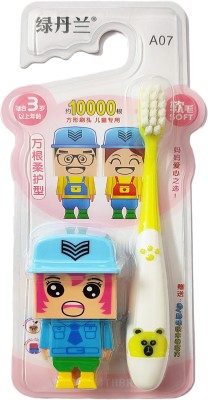 Yunicron Max Smarty Kids Toothbrush with Sharpener & Eraser Toy Extra Soft Toothbrush