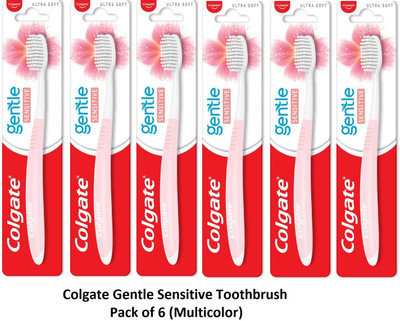 Colgate Gentle Sensitive Ultra Soft Toothbrush(Pack of 6)