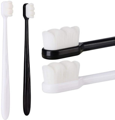 ZIVINI Extra Soft Manual Toothbrush For Smooth & Refreshing BrushingFor Sensitive Gums Ultra Soft Toothbrush(Pack of 2)
