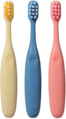 Arha Ultra Soft Kids Toothbrush (Set of 3) Extra Soft Toothbrush(Pack of 3)