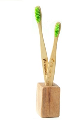 Wholistic You Bamboo Toothbrush Soft Toothbrush(Pack of 2)