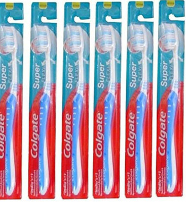 Super Flexi 11+2Gentle Tooth Brushes Soft Toothbrush(Pack of 13)