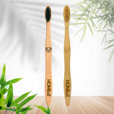 Just Beleaf in Bamboo toothbrush Soft Toothbrush(Pack of 2)