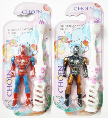 Yunicorn Max Kids Toothbrush with Avenger Toy (Pack 2) Ultra Soft Toothbrush(Pack of 2)