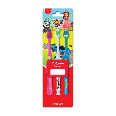 Colgate Kids (2+years) Gentle Bristles Extra Soft Toothbrush(Pack of 3)