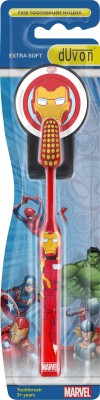 DUVON Marvel Kids Ironman Toothbrush |Extra Soft Bristles|For Boys Hard Toothbrush