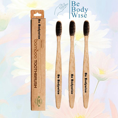 Be Body Wise eco sustainable bamboo toothbrush Ultra Soft Toothbrush(Pack of 3)