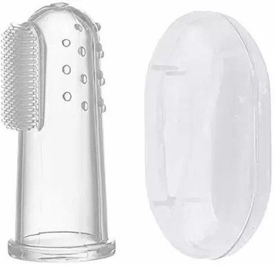 SuperDaze Baby Soft Silicone Tooth Bursh Pack of 1 Extra Soft Toothbrush