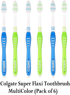 Colgate Super Flexi Soft Toothbrush(Pack of 6)