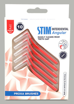 STIM Interdental Angular ISO 2 | Easy Cleaning Between Teeth | For Narrow Gaps Soft Toothbrush(Pack of 6)