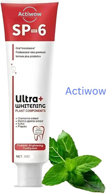 ACTIWOW SP6 Ultra Whitening Toothpaste for Total Whitening Protection Toothpaste(40 g)