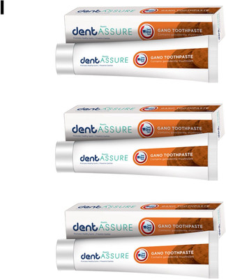 Rastic Assure Dent Gano Toothpaste Pack of 3 -18 Toothpaste(300 g, Pack of 3)