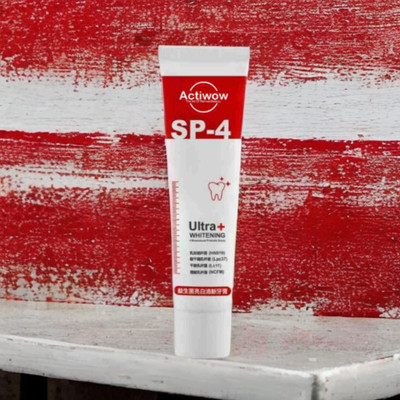ACTIWOW SP4 Whitening Toothpaste for Teeth Whitening and Fresh Minty Flavor Toothpaste(40 g)