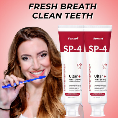 Sonavi Teeth Clean Herbal & Sensitivity Toothpaste for Gums Protection Toothpaste(120 ml, Pack of 2)