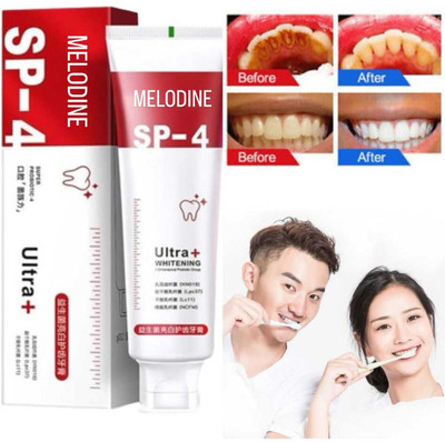 MELODINE SP-4 Ultra Whitening & Probiotic Toothpaste for Total Oral Care Toothpaste Toothpaste(50 g)