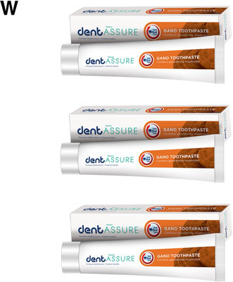 Rastic Assure Dent Gano Toothpaste Pack of 3 -26 Toothpaste(300 g, Pack of 3)