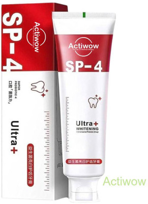 ACTIWOW SP4 Whitening Bamboo Charcoal Toothpaste with Antioxidant Protection Toothpaste(40 g)
