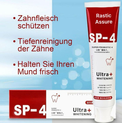 Rastic Assure SP-4 ULTRA WHITENING TOOTHPASTE PACK OF 1 Toothpaste(30 g)