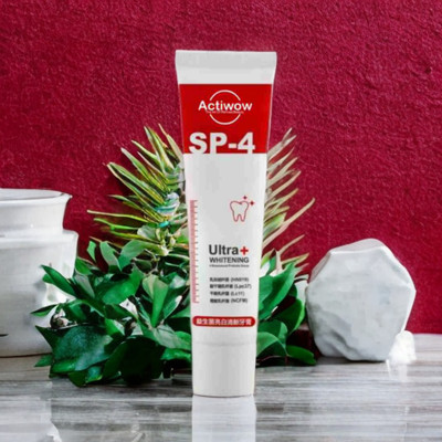 ACTIWOW SP4 Whitening Mint Paste for Brilliant Teeth and Healthy Gums Toothpaste(40 g)