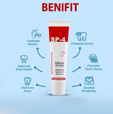 ZOPHORUS SP-4 Advanced Oral Care Toothpaste with Probiotic Whitening Formula (30g) Pack 3 Teeth Whitening Kit