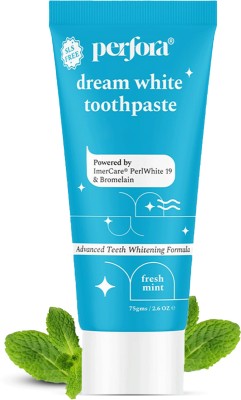 Perfora Dream Whitening Toothpaste , Instant Teeth Whitening - Fresh Mint (Flavor) Toothpaste(75 g)