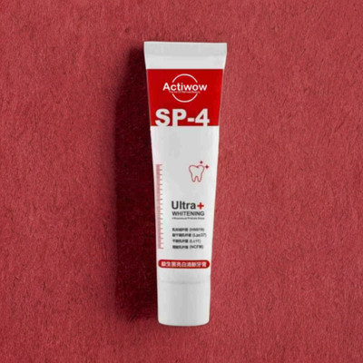 ACTIWOW SP4 Whitening Toothpaste for Gum Care and Sparkling White Teeth Toothpaste(40 g)