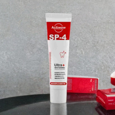 ACTIWOW SP4 Ultra Whitening Paste for Teeth and Gums with Fresh Mint Flavor Toothpaste(40 g)