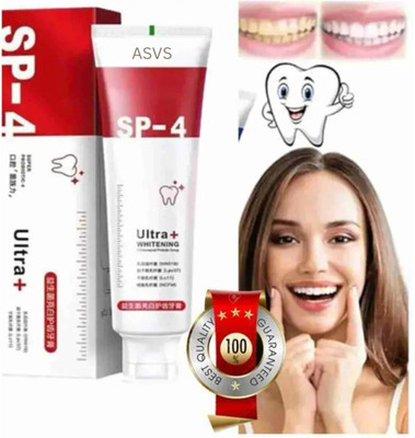 ASVS Sp4 Ultra whitening bamboo Charcoal toothpaste (30g) Toothpaste Toothpaste(30 g)