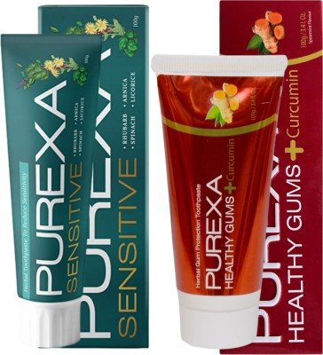 PUREXA Toothpaste for Sensitivity Repair | Swollen & Bleeding Gums Toothpaste(200 g, Pack of 2)