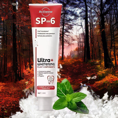 ACTIWOW SP 6 Whitening Toothpaste for Brighter Teeth & Maximum Freshness Toothpaste(40 g)