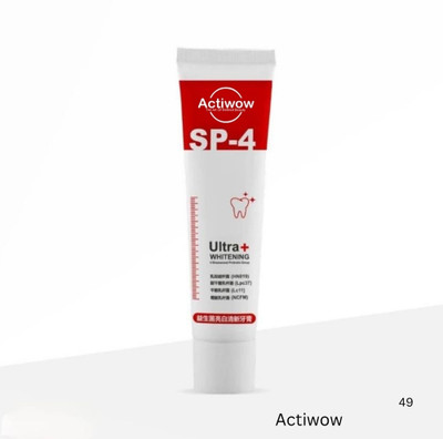 ACTIWOW SP4 Bio Mint Charcoal Defense Paste Toothpaste(50 g)
