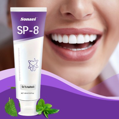 Sonavi SP 8 Teeth Whitening For decayed teeth | Toothpaste For Women & Men | Toothpaste(60 ml)