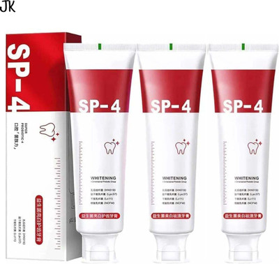 Rastic Assure SP 4 Ultra Brightening Toothpaste Pack of 3 Lid-889 Toothpaste(90 g, Pack of 3)