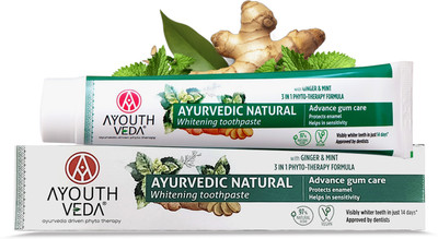 Ayouthveda Ayurvedic Natural Whitening Toothpaste Toothpaste(100 g)