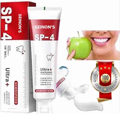 SEINON'S SP 4 Ultra Brightening Toothpaste Advanced Whitening Formula for Stain Removal Toothpaste(30 g)
