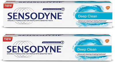 SENSODYNE Deep Clean -70 g -(Pack of 2 X 70) Toothpaste(70, Pack of 2)